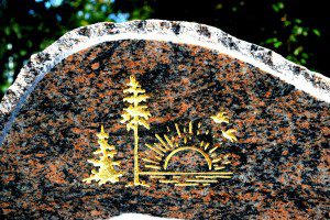 Exempel på inskription på gravsten