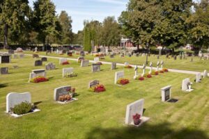 Exempel gravstenar kyrkogård