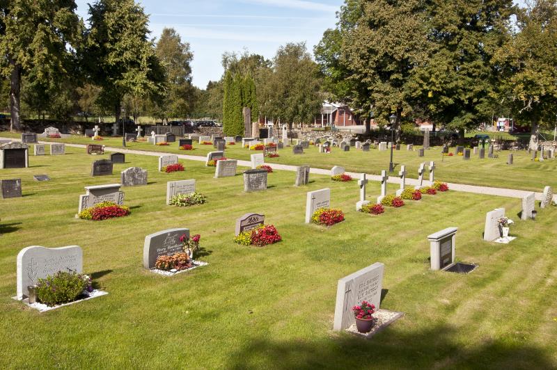 Exempel gravstenar kyrkogård