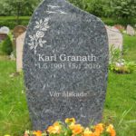 Exempel ljus labrador gravsten