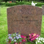 Exempel vångagranit gravsten